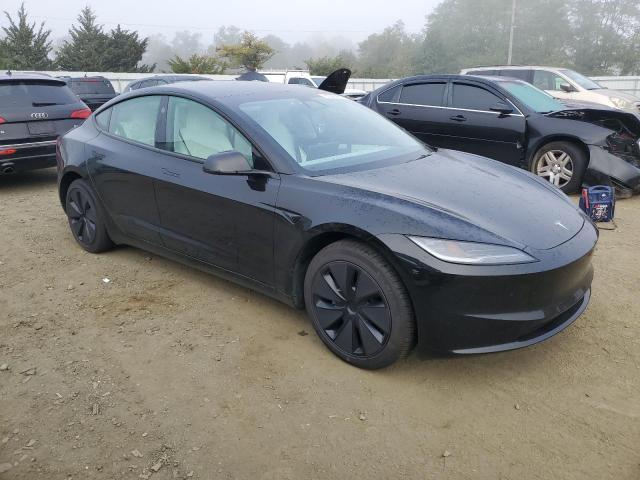 5YJ3E1EAXSF924259 - 2025 TESLA MODEL 3 Սև լուսանկար 4