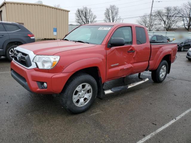 5TFUU4EN1DX076289 - 2013 TOYOTA TACOMA RED photo 1