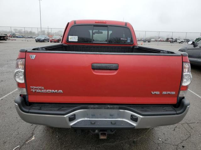 5TFUU4EN1DX076289 - 2013 TOYOTA TACOMA RED photo 6