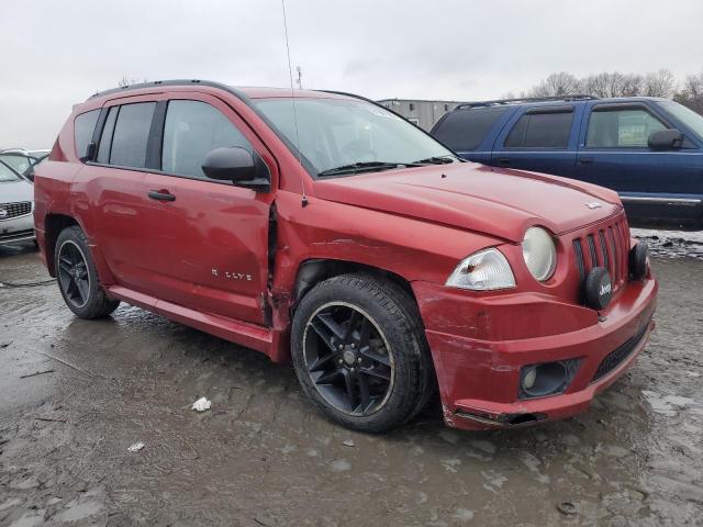 1J8FF47W87D385572 - 2007 JEEP COMPASS RED photo 4