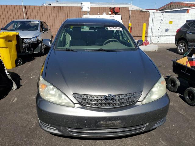 4T1BF32K93U562415 - 2003 TOYOTA CAMRY LE GRAY photo 5