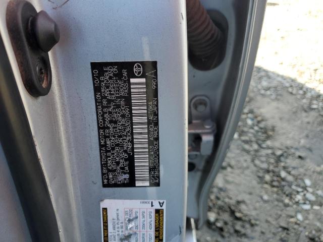 JTNBF3EK3B3010991 - 2011 TOYOTA CAMRY BASE SILVER photo 12