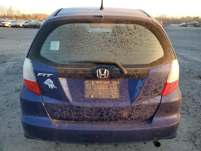 JHMGE8H31BC021341 - 2011 HONDA FIT BLUE photo 6