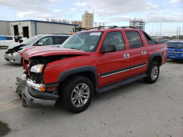 3GNEC12Z25G279282 - 2005 CHEVROLET AVALANCHE C1500 RED photo 1