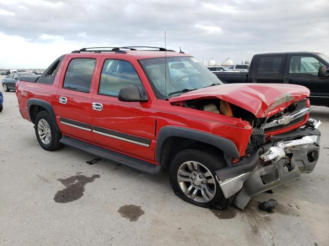 3GNEC12Z25G279282 - 2005 CHEVROLET AVALANCHE C1500 RED photo 4