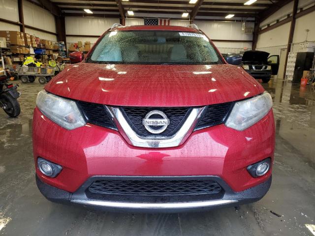 5N1AT2MTXGC815046 - 2016 NISSAN ROGUE S RED photo 5