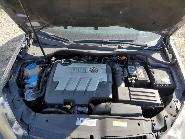 3VWPL7AJ0EM616417 - 2014 VOLKSWAGEN JETTA TDI ნაცრისფერი ფოტო 12