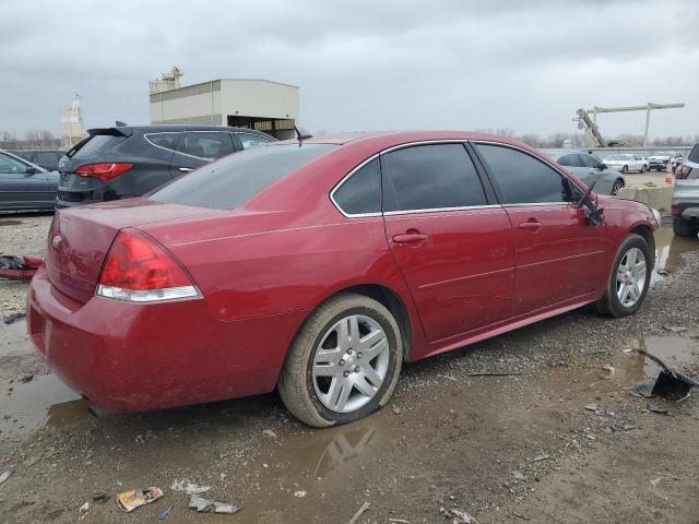 2G1WG5E30D1103282 - 2013 CHEVROLET IMPALA LT RED photo 3