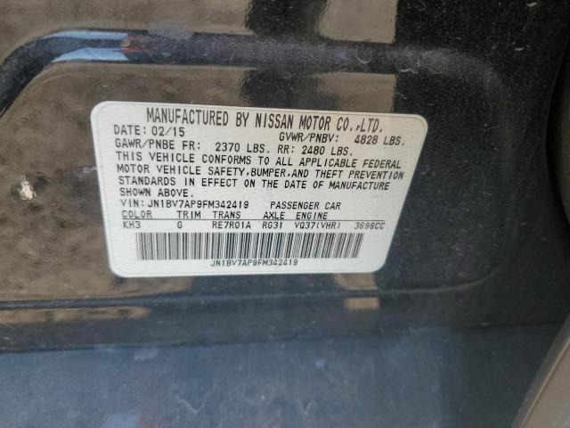 JN1BV7AP9FM342419 - 2015 INFINITI Q50 BASE Qara foto 12