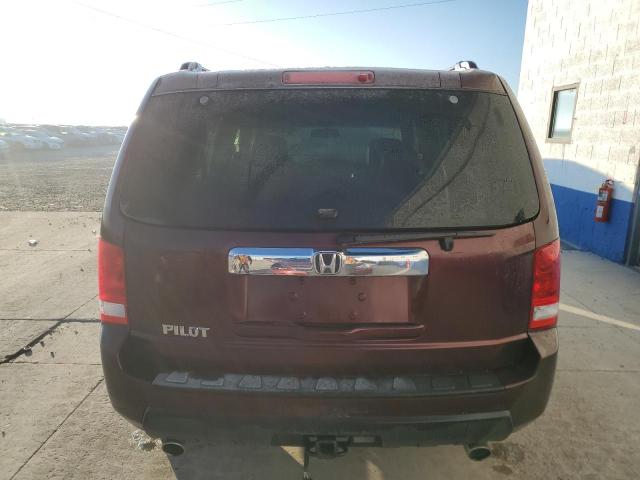 5FNYF38699B002999 - 2009 HONDA PILOT EXL RED photo 6