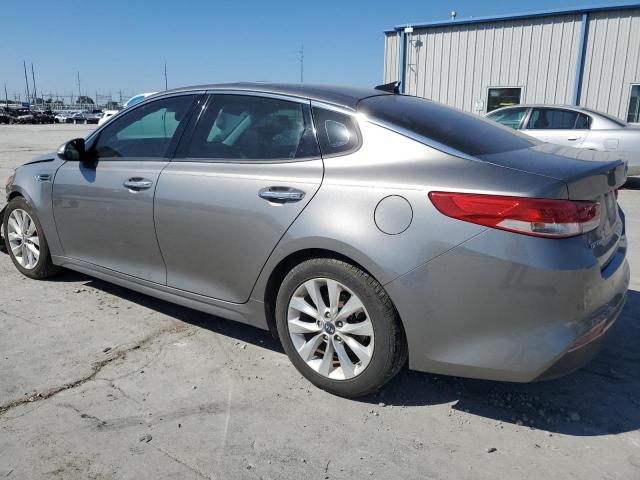 5XXGU4L31GG098822 - 2016 KIA OPTIMA EX GRAY photo 2
