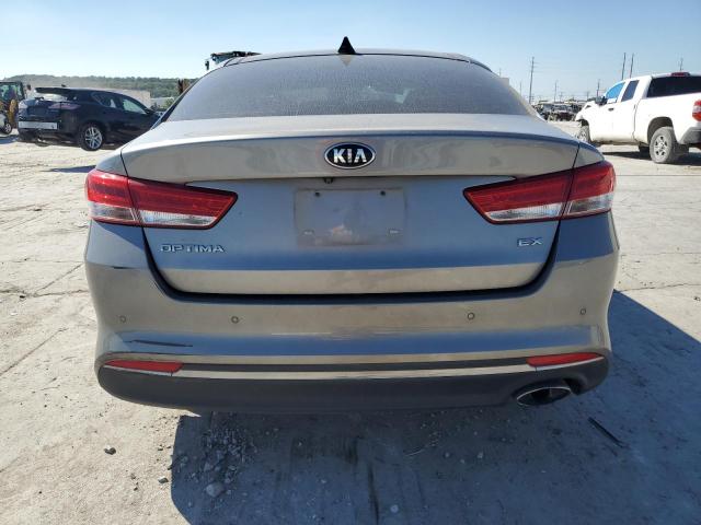 5XXGU4L31GG098822 - 2016 KIA OPTIMA EX GRAY photo 6