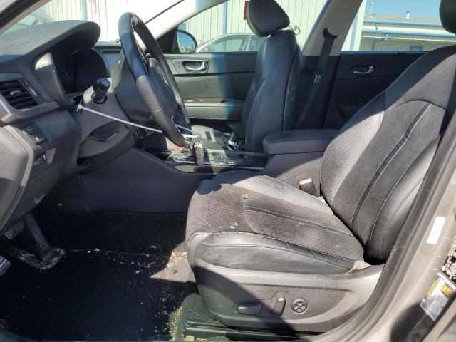 5XXGU4L31GG098822 - 2016 KIA OPTIMA EX GRAY photo 7