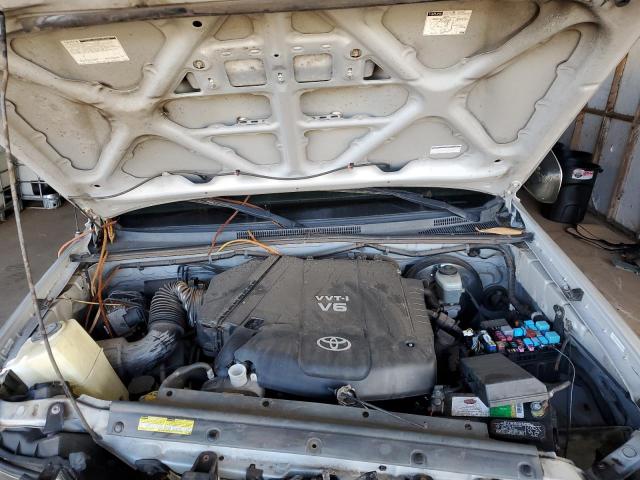 5TEJU62N96Z223747 - 2006 TOYOTA TACOMA DOUBLE CAB PRERUNNER SILVER photo 11