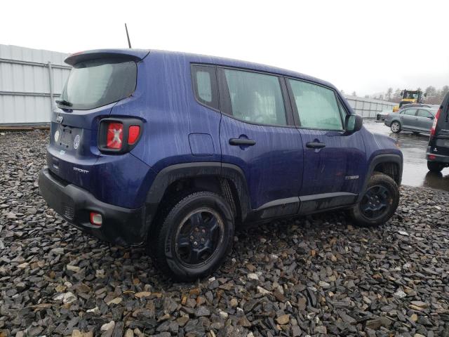 ZACCJBAB1JPG89810 - 2018 JEEP RENEGADE SPORT BLUE photo 3