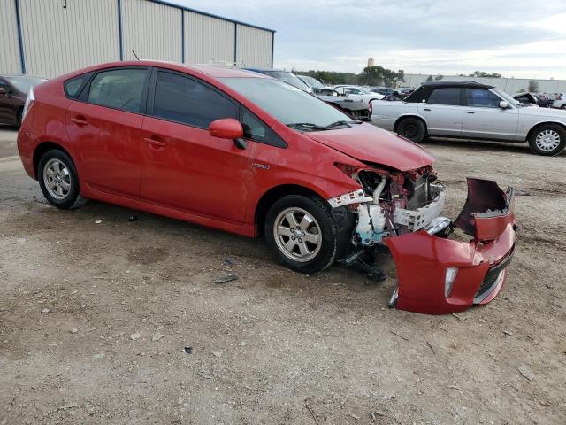 JTDKN3DU5C0335669 - 2012 TOYOTA PRIUS MAROON photo 4