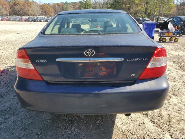 4T1BF32K34U081464 - 2004 TOYOTA CAMRY LE BLUE photo 6