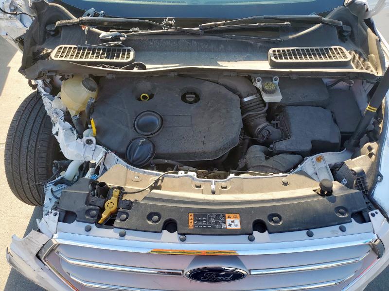 1FMCU9J99JUC66299 - 2018 FORD ESCAPE TITANIUM أبيض صورة 12