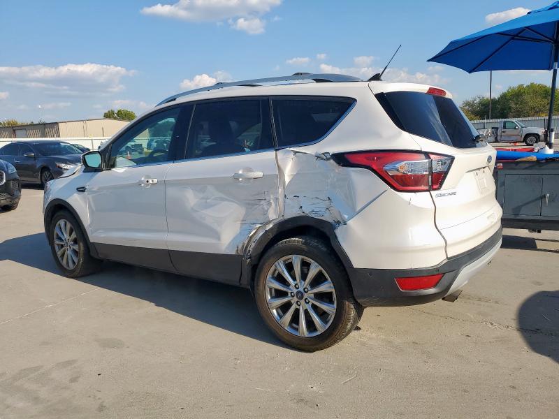 1FMCU9J99JUC66299 - 2018 FORD ESCAPE TITANIUM أبيض صورة 2