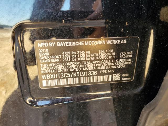 WBXHT3C57K5L91336 - 2019 BMW X1 XDRIVE28I أسود صورة 13