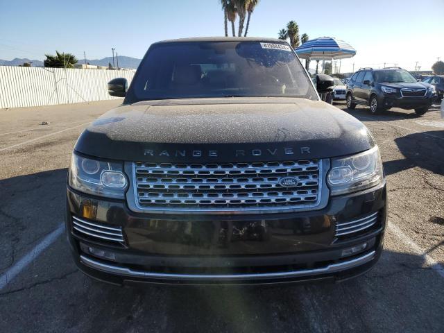 SALGV3EF5GA307952 - 2016 LAND ROVER RANGE ROVE AUTOBIOGRAPHY BLACK photo 5