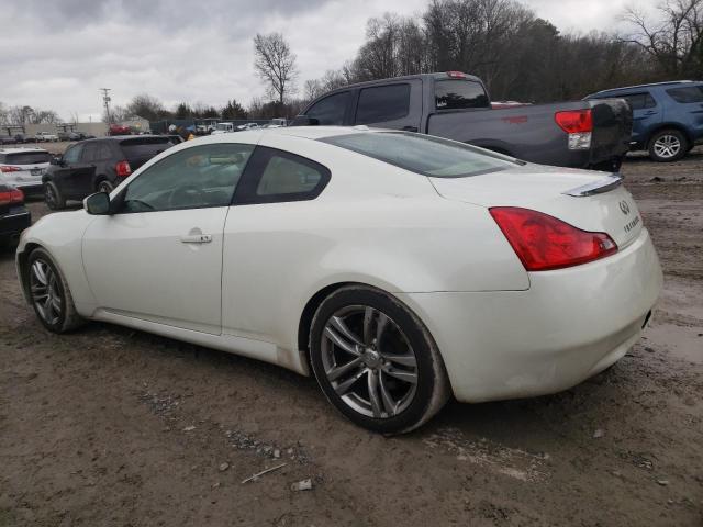 JNKCV64E78M113521 - 2008 INFINITI G37 BASE WHITE photo 2