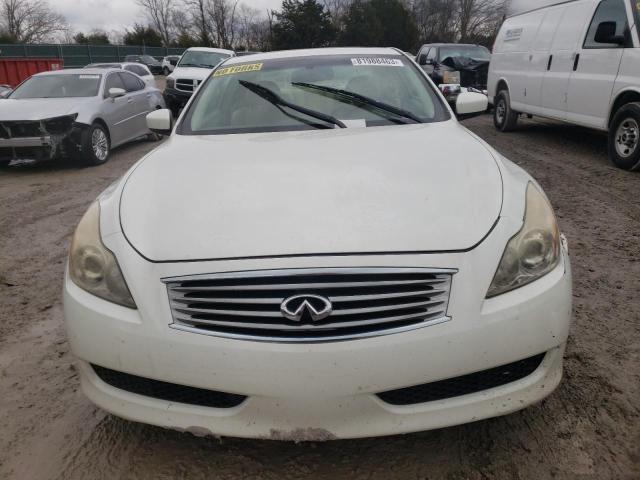 JNKCV64E78M113521 - 2008 INFINITI G37 BASE WHITE photo 5