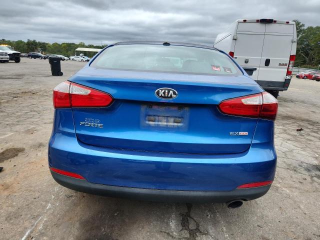 KNAFX4A82E5089269 - 2014 KIA FORTE EX BLUE photo 6