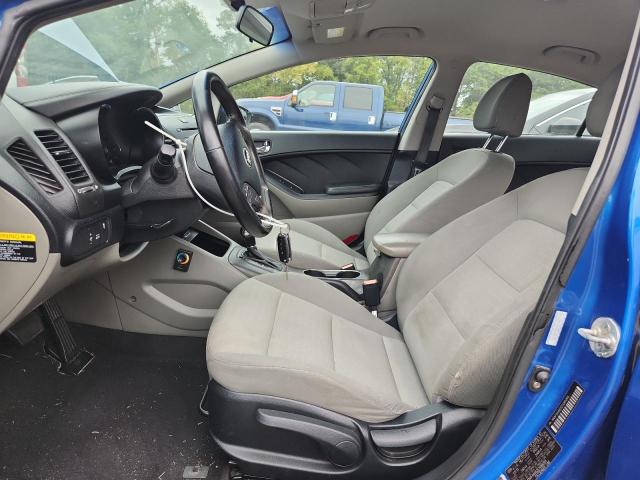 KNAFX4A82E5089269 - 2014 KIA FORTE EX BLUE photo 7