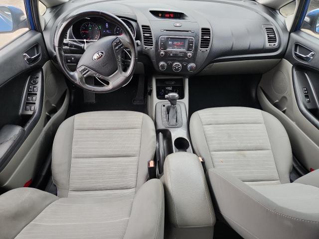 KNAFX4A82E5089269 - 2014 KIA FORTE EX BLUE photo 8