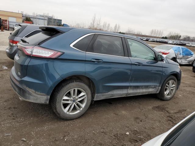 2FMPK4J92GBB28371 - 2016 FORD EDGE SEL BLUE photo 3