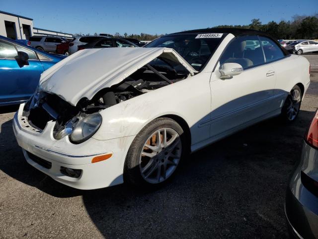 WDBTK56F68F253444 - 2008 MERCEDES-BENZ CLK 350 WHITE photo 1