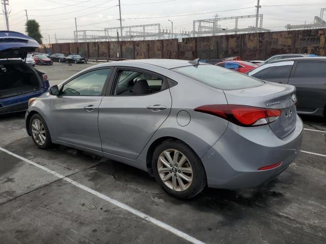 KMHDH4AEXEU158028 - 2014 HYUNDAI ELANTRA SE GRAY photo 2