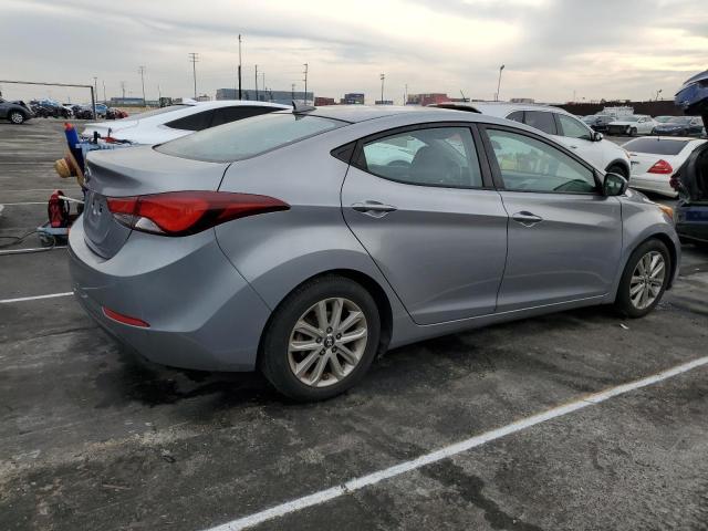 KMHDH4AEXEU158028 - 2014 HYUNDAI ELANTRA SE GRAY photo 3