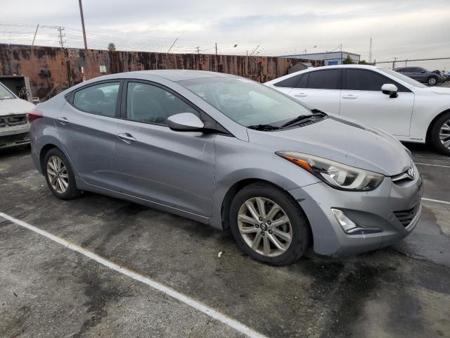 KMHDH4AEXEU158028 - 2014 HYUNDAI ELANTRA SE GRAY photo 4