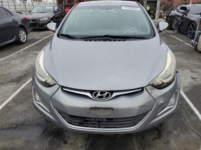 KMHDH4AEXEU158028 - 2014 HYUNDAI ELANTRA SE GRAY photo 5