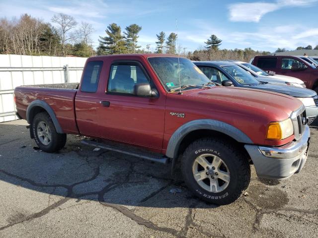 1FTZR45EX4TA01234 - 2004 FORD RANGER SUPER CAB BURGUNDY photo 4