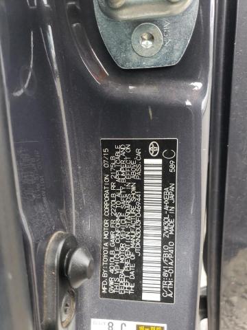 JTDKN3DU3F0469441 - 2015 TOYOTA PRIUS 灰色 照片 12