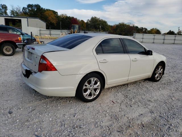 3FAHP0HA8CR322486 - 2012 FORD FUSION SE WHITE photo 3