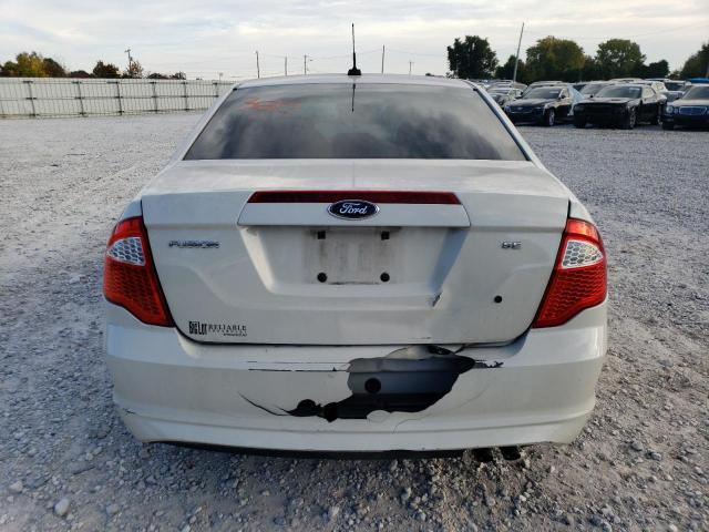 3FAHP0HA8CR322486 - 2012 FORD FUSION SE WHITE photo 6