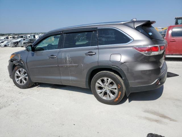 5TDJKRFH1FS127328 - 2015 TOYOTA HIGHLANDER XLE Grau Foto 2