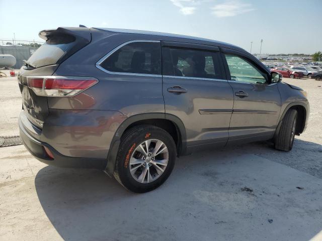 5TDJKRFH1FS127328 - 2015 TOYOTA HIGHLANDER XLE Grau Foto 3