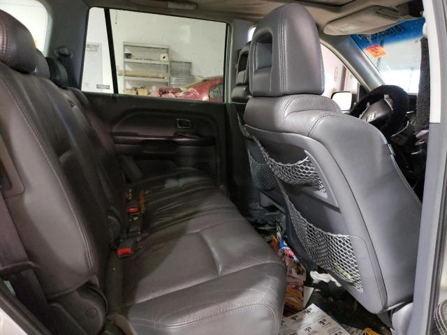 5FNYF18635B019893 - 2005 HONDA PILOT EXL SILVER photo 10