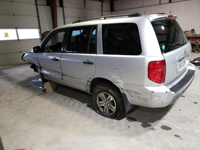 5FNYF18635B019893 - 2005 HONDA PILOT EXL SILVER photo 2