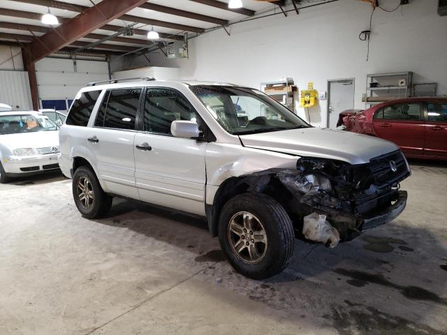 5FNYF18635B019893 - 2005 HONDA PILOT EXL SILVER photo 4