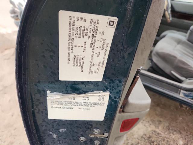 1G4HP52K4WH546798 - 1998 BUICK LESABRE CUSTOM GREEN photo 12