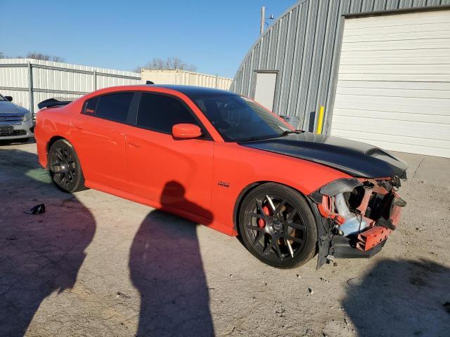 2C3CDXGJXGH340484 - 2016 DODGE CHARGER R/T SCAT PACK ORANGE photo 4