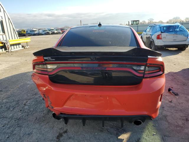 2C3CDXGJXGH340484 - 2016 DODGE CHARGER R/T SCAT PACK ORANGE photo 6