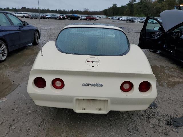 1G1AY8760BS417205 - 1981 CHEVROLET CORVETTE CREAM photo 6