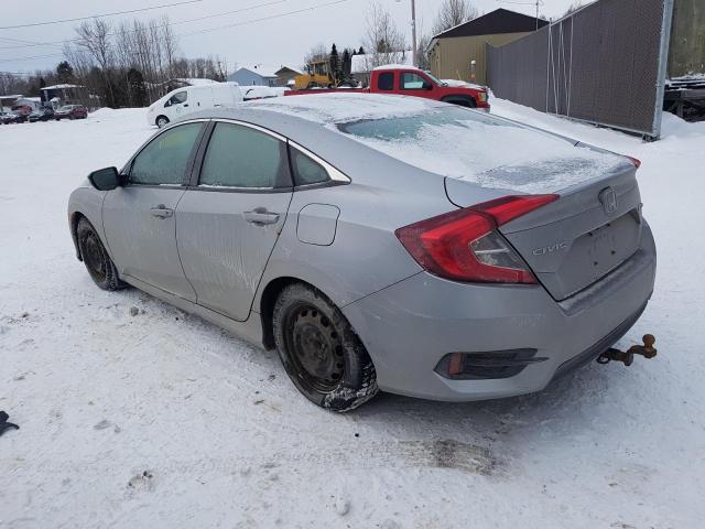 2HGFC2F50JH043476 - 2018 HONDA CIVIC LX GRAY photo 2